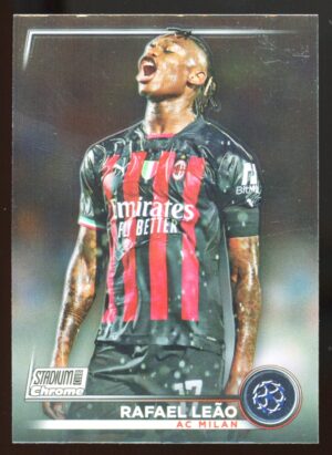 2022-23 Topps Stadium Club Chrome UEFA Club Competitions Rafael Leão #17