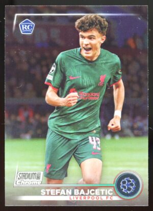 2022-23 Topps Stadium Club Chrome UEFA Club Competitions Stefan Bajcetic #43