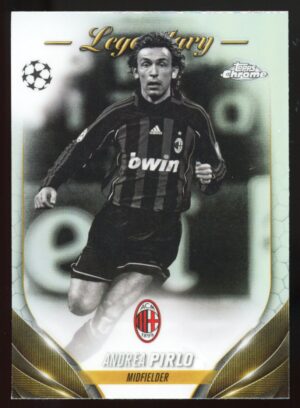 2023-24 Topps Chrome UEFA Club Competitions - Legendary Andrea Pirlo #5 SP=Shirt Print