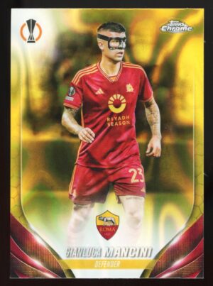 2023-24 Topps Chrome UEFA Martin Odegaard Gold Lava Refractor - Gianluca Mancini #47