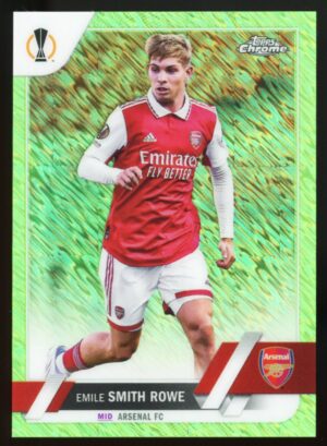 2022-23 Topps Chrome UEFA Club Emile Smith Rowe #55 - Green Shimmer /399