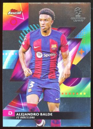 2023-24 Topps Finest UEFA Club Competitions Alejandro Balde #1