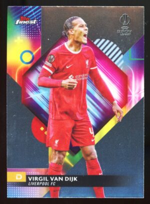 2023-24 Topps Finest UEFA Club Competitions Virgil Van Dijk #46