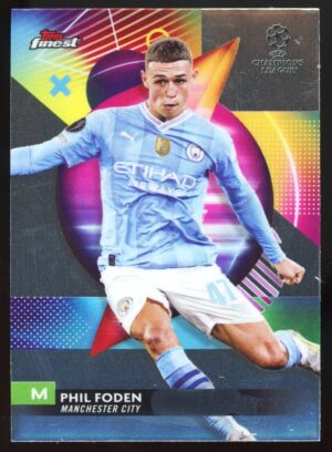 2023-24 Topps Finest UEFA Club Competitions Phil Foden #135