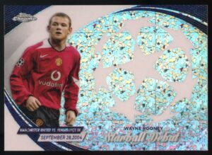 2023-24 Topps Chrome UEFA Club Starball Debuts Wayne Rooney #SD-6