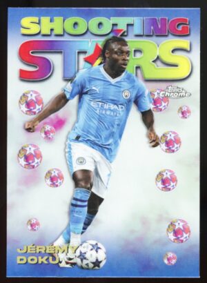 2023-24 Topps Chrome UEFA 1998 Shooting Stars Jérémy Doku #98-14