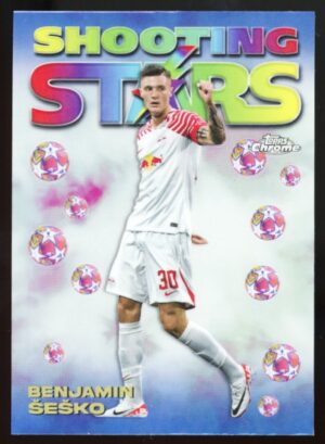 2023-24 Topps Chrome UEFA 1998 Shooting Stars Benjamin Šeško #98-9