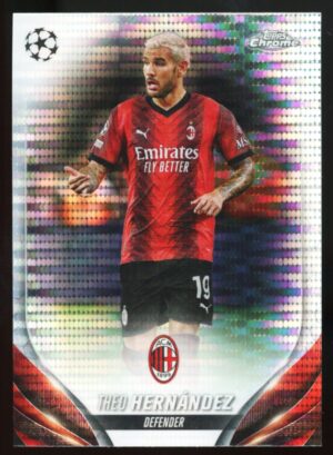 23-24 Topps Chrome UEFA Theo Hernández #54 Pulsar