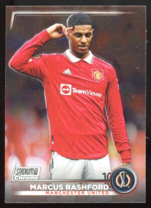 2022-23 Topps Stadium Club Chrome UEFA Competitions Marcus Rashford #96