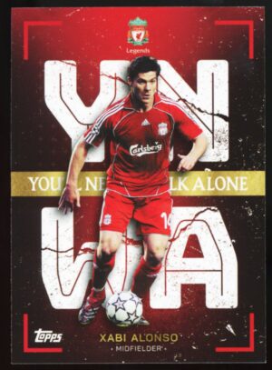 2022-23 Topps Liverpool FC Team Set Xabi Alonso Never Walk Alone #39