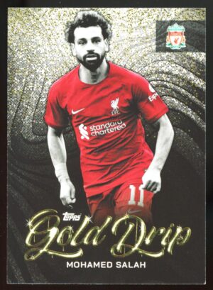 2022-23 Liverpool FC Team Set Gold Drip Mohamed Salah #50