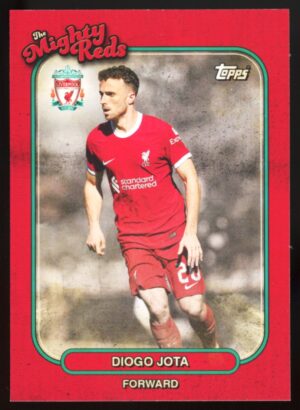 2023-24 Topps Liverpool FC Team Set The Mighty Reds Diogo Jota #33