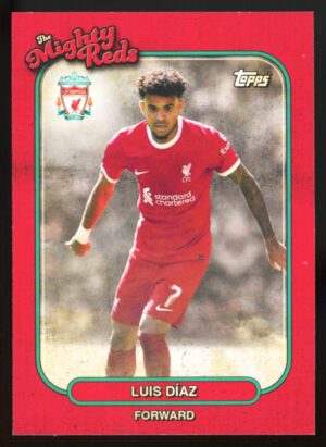 2023-24 Topps Liverpool FC Team Set The Mighty Reds Luis Díaz #34