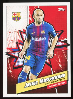 2023-24 Topps FC Barcelona Fan Set Heroes Javier Mascherano #BARH-4