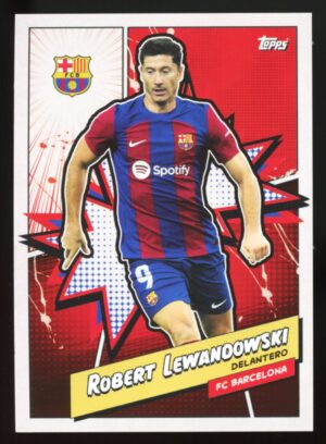 2023-24 Topps FC Barcelona Fan Set Heroes Robert Lewandowski #BARH-7