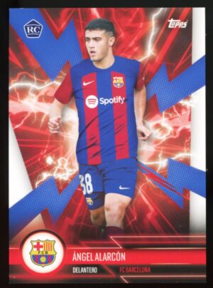 2023-24 Topps FC Barcelona Fan Set Super Electric Angel Alarcon #BARE-1 Rookie