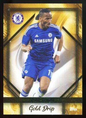 2023-24 Topps Chelsea Team Set Gold Drip Didier Drogba #47