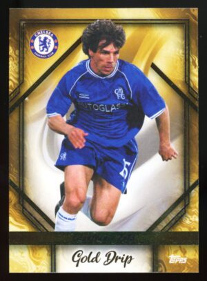 2023-24 Topps Chelsea Team Set Gold Drip Gianfranco Zola #48