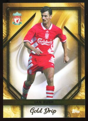 2023-24 Topps Liverpool FC Team Set Gold Drip Ian Rush #50