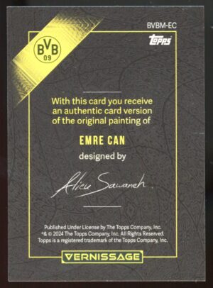 2023-24 Topps BVB Vernissage Emre Can Magnum Opus #BVBM-EC