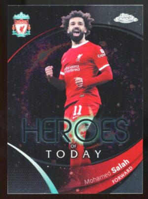 2023-24 Topps Chrome Liverpool MOHAMED SALAH Heroes of Today Base #70