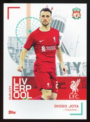 2022-23 Topps Liverpool FC Team Set Diogo Jota Our City #31