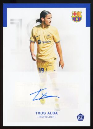 2022-23 Topps FC Barcelona Team Set TXUS ALBA #AU-TA Auto