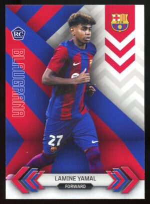 2023-24 Topps Barcelona Team Set Blaugrana Lamine Yamal BL-1 Rookie