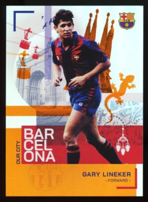 2022-23 Topps Barcelona Team Set - Gary Lineker #31 - Our City Orange /25