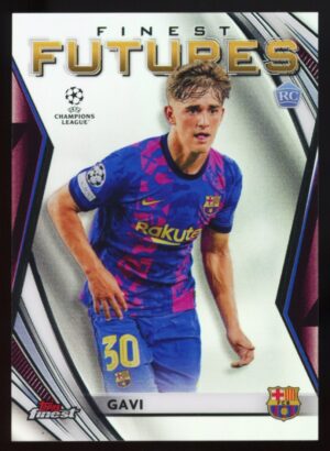 2021-22 Topps Finest UCL Gavi #FF8 - Futures Rookie