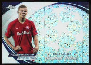 2023-24 Topps Chrome UEFA Club Competitions Starball Debuts Erling Haaland #SD-3