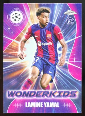 2023-24 Topps Chrome UEFA Club Wonderkids Lamine Yamal #WK-3