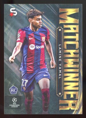 2023/24 Topps UCC Superstars Matchwinner LAMINE YAMAL Rookie #MW-09