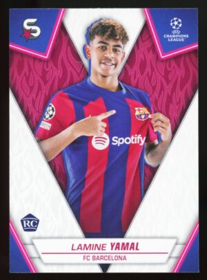 2023-24 Topps Superstars UCC Lamine Yamal Rookie #48 FC Barcelona