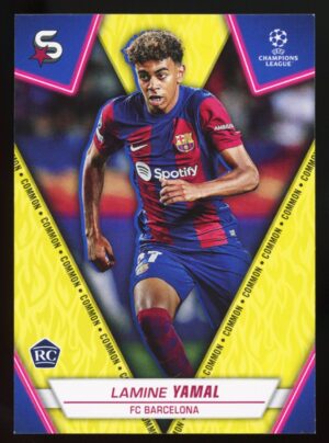 2023-24 Topps UCC Superstars – Common (Yellow) Lamine Yamal #48