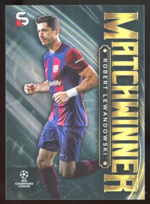 2023/24 Topps UCC Superstars Matchwinner Robert Lewandowski #MW-17