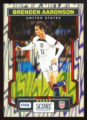 2023-24 Panini Score FIFA Brenden Aaronson #165 Swirl