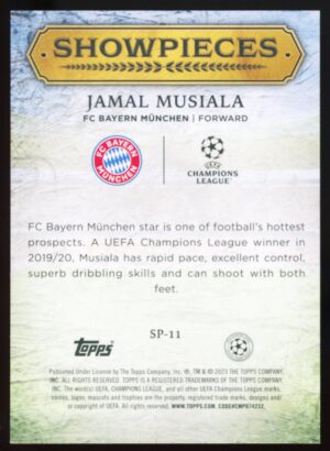 2023-24 Topps UCL Superstars Showpieces - Jamal Musiala #SP-11 (Bayern Munchen)