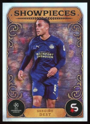 2023-24 Topps UCL Superstars Showpieces – Sergiño Dest #SP-22 (PSV EINDHOVEN)