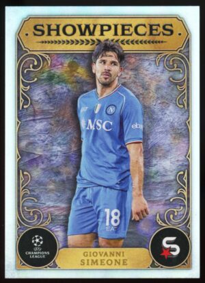 2023-24 Topps UCL Superstars Showpieces – Giovanni Simeone #SP-30 (SSC NAPOLI)