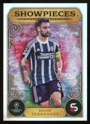 2023-24 Topps UCL Superstars Showpieces – Bruno Fernandes #SP-18 (MANCHESTER UNITED)