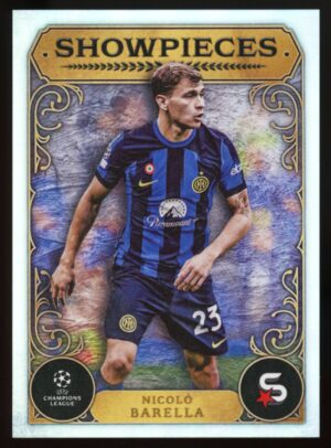 2023-24 Topps UCL Superstars Showpieces – Nicolò Barella #SP-13 (INTER)