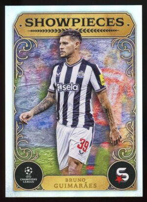 2023-24 Topps UCL Superstars Showpieces – Bruno Guimarães #SP-20 (NEWCASTLE)