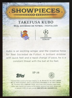 2023-24 Topps UCL Superstars Showpieces – Takefusa Kubo #SP-26