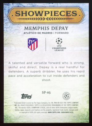 2023-24 Topps UCL Superstars Showpieces – DEPAY #SP-05