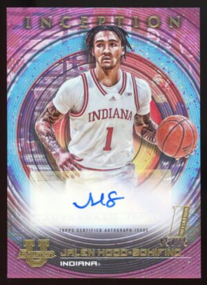 2022-23 Bowman Inception University Fuchsia Foil /75 Jalen Hood-Schifino #BIA-JH Auto