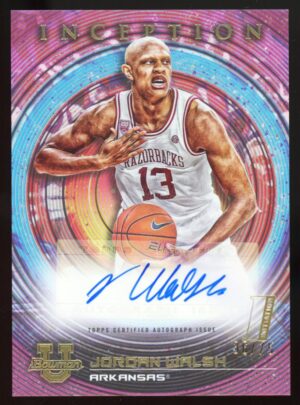 2022-23 Bowman Inception University Fuchsia Foil /75 Jordan Walsh #BIA-JW Auto