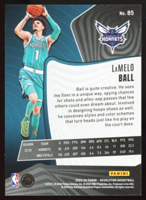 2023-24 Panini Revolution LaMelo Ball #85 Charlotte Hornets