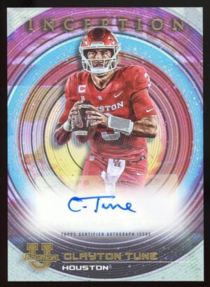 2022-23 Bowman University Inception Clayton Tune #BIA-CTN Rookie Auto