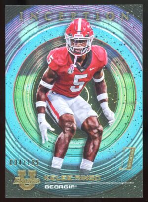 2022-23 Bowman Inception University Kelee Ringo #63 Aqua Foil V2 /199